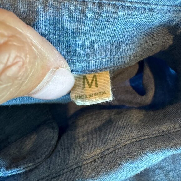 Tasc Performance men's Everywear heathered blue sustainable materials sz Medium - Picture 8 of 11